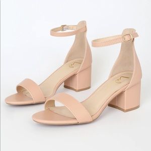 Lulus Nude heels